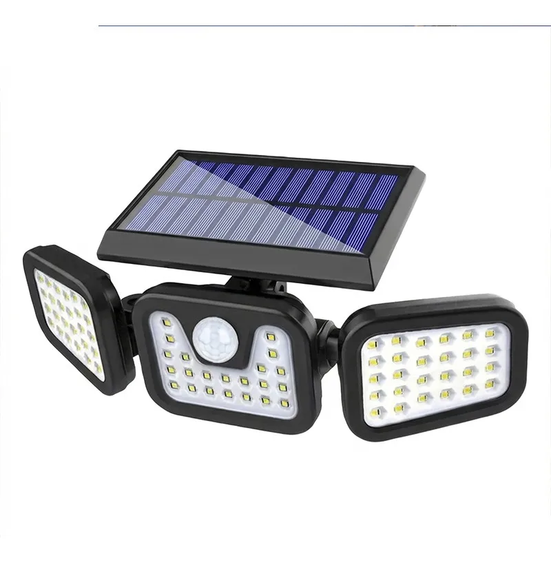 Lampara Triple Reflecto Led Panel Solar